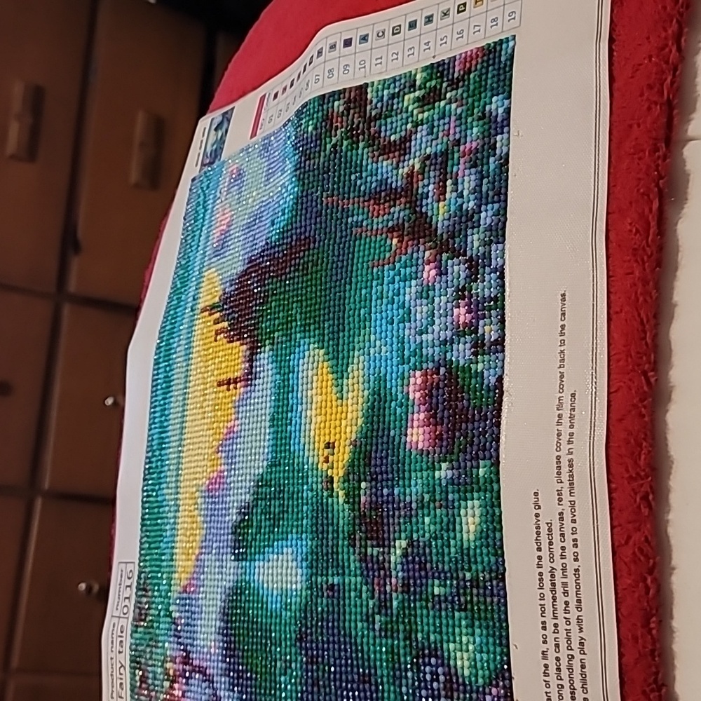 DIY 5D Diamond Painting, Fairy Tale Castle (Completed Canvas)